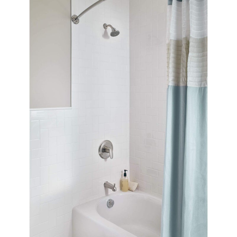 American Standard TU075508.295 Colony Pro Tub and Shower Trim Kit with Cartridge, 1.75 GPM, Brushed Nickel - Image 2